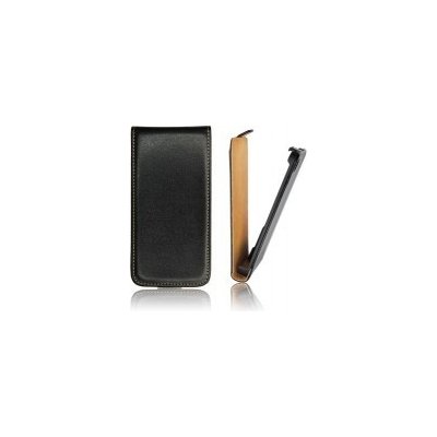 Pouzdro ForCell Slim Flip Samsung S5360 S5363 Galaxy Y černé