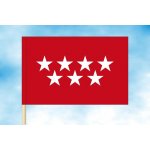 LIBEA, s.r.o. Madrid vlajka Rozměr: 60×90 cm, Uchycení: Návlek na žerď – Hledejceny.cz