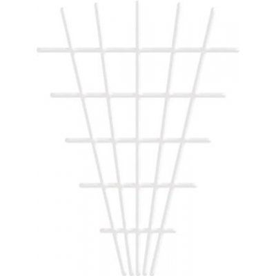 Strend Pro mřížka Garden MEV5 145x5x75 cm, 4/4,7 mm, opěrná na květy, bílá, zahradní – Zbozi.Blesk.cz