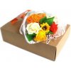 Květina Ancient Wisdom Mýdlová kytice v dárkové krabičce oranžová