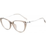 Techsuit Reflex PC 86162 - pro ženy, kulaté, TR90&Metal Frame, AC Lens - Silver/Beige – Sleviste.cz