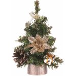 Autronic Stromeček ozdobený umělá vánoční dekorace barva měděná YS20-009 – Hledejceny.cz
