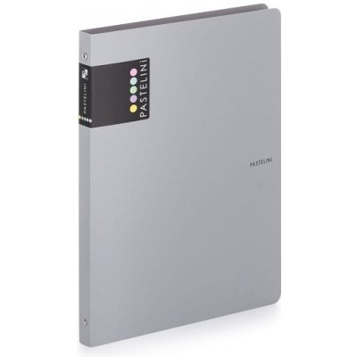 Pastelini Desky A4 kroužkové 4-kroužek šedá – Sleviste.cz
