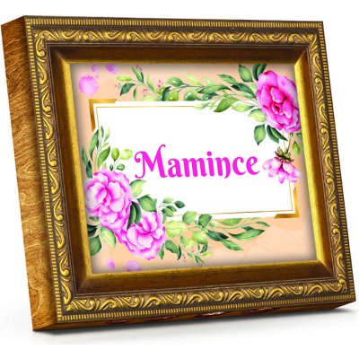 Selllot Mamince Plněné čokoládové pohárky hnědý obraz s vloženou kartou 110 g – Hledejceny.cz