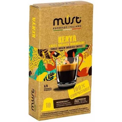 Must Kenya kompostovatelné do Nespresso 10 kusů – Zboží Mobilmania