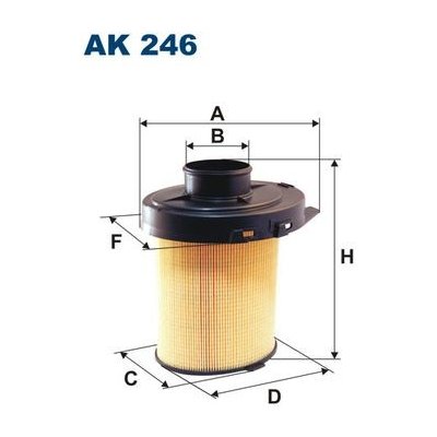 Vzduchový filtr Filtron AK246 – Hledejceny.cz