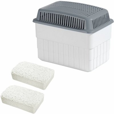 Wenko Velký odvlhčovač vzduchu z náhradní vložkou, 2 x 1 kg bílá – Zboží Mobilmania