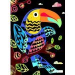 Škrabací obrázky 4 ks Ptáci – Zboží Dáma