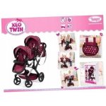 Bayer design Twin Jogger růžový/modrá – Zbozi.Blesk.cz