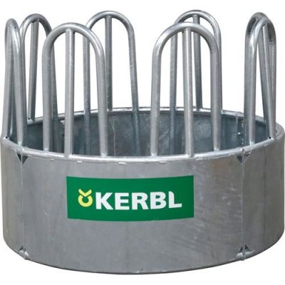 Kerbl Příkrmiště kruhové plné pro skot a koně pozinkované 130 cm 8 míst velké oblouky – Hledejceny.cz