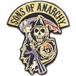 Moto nášivka Sons of Anarchy reaper 10 cm x 8 cm – Zboží Mobilmania