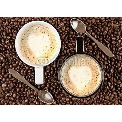 WEBLUX 35552461 Fototapeta plátno Caffe Latte for two Caffe Latte pro dva rozměry 160 x 116 cm – Zbozi.Blesk.cz