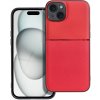 Pouzdro a kryt na mobilní telefon Apple Forcell NOBLE Apple iPhone 15 Plus červené