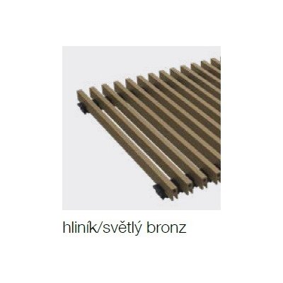 Korado Koraflex PM 26 x 170 cm THIN hliník bronz světlý – Hledejceny.cz