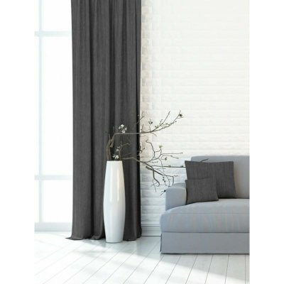 Výprodej Dekorační látky, Blackout, tmavě šedý, 150 cm 150 x 235 cm – Sleviste.cz
