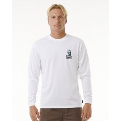 Rip Curl VAPORCOOL SEARCH STACK L/S TEE White