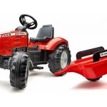 FALK Šlapací traktor Massey Ferguson S8740 s vlečkou 4010AB – Zbozi.Blesk.cz