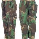Woodland dětské maskáčové kalhoty – Zboží Dáma