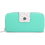 Vuch Dámská tyrkysová peněženka s puntíky ze syntetické kůže Dots Collection Billie Bluebell – Hledejceny.cz