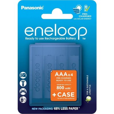 Panasonic Eneloop AAA 800mAh 4ks 4MCDEC/4BE – Zboží Živě
