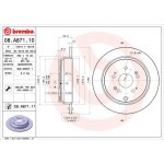 Brzdový kotouč BREMBO 08.A871.11 (08A87111) – Zbozi.Blesk.cz