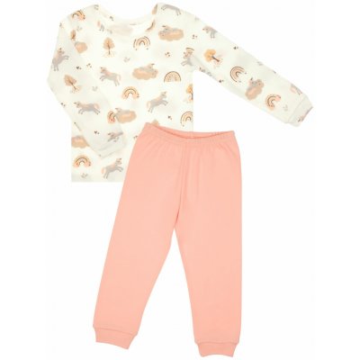 Pyžamo s dlouhým rukávem dívčí duhové jednorožci ROSY – Hledejceny.cz
