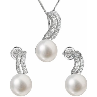 Evolution Group perlová souprava z říčních perel bílá 29037.1 – Zboží Dáma