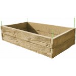 Barigadi Vyvýšený záhon betonový 200x100 x 50 cm, dřevo, pískovec – Hledejceny.cz