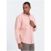 Pánská Košile Ombre Clothing pánská košile světle růžová