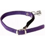 Profizoo Obojek CAT semišová kůže 10 mm x 30 cm – Zboží Mobilmania