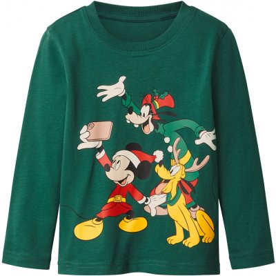 Chlapecké triko s dlouhými rukávy zelená – Zboží Dáma