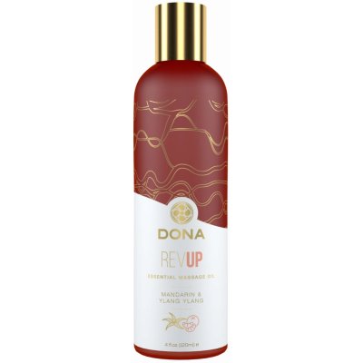 Dona Essential Massage Oil Rev Up Mandarin & Ylang Ylang 120 ml – Sleviste.cz