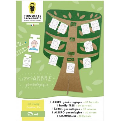 Pirouette Cacahouete Papírová kreativní sada pro děti Vyrob si rodokmen – Hledejceny.cz