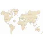Wooden City 3D puzzle Mapa Světa M 31 ks WM501 – Zbozi.Blesk.cz