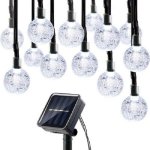 SOLAR 30 01 Solární světelný řetěz čistá bílá 30LED 6Metrů – Hledejceny.cz