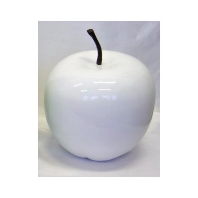 Jablíčka lesklá mini - 12 ks - krémová – Zboží Mobilmania
