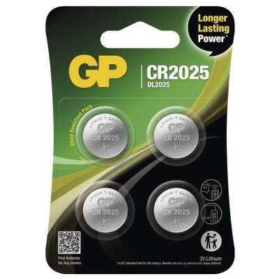 Lithiová knoflíková baterie GP CR2025 – Zboží Mobilmania