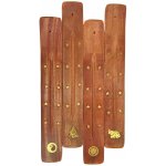 ARÔME Stojánek na vonné tyčinky Dřevěný MIX VZORŮ – Zboží Dáma