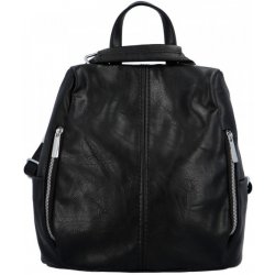 Módní dámský koženkový kabelko/batoh Litea černá