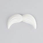 StehlikDesign brož na sako Knír Bandit bílá 0204 – Zboží Mobilmania