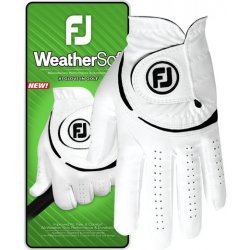 FootJoy WeatherSof Mens Golf Glove 24 bílá ML levá