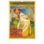 Nástěnný Alfons Mucha 2024 – Hledejceny.cz