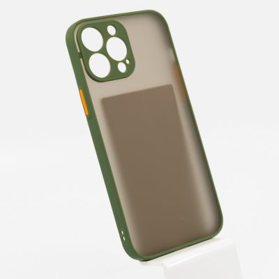 Pouzdro Bomba Kvalitní TPU matné iPhone - army zelená Model: iPhone 14 Pro MAX C313_IPHONE14PROMAX-ARMYGREEN