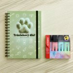 Dorella Tréninkový diář pro psy A5 137 stran nedatovaný mátová zelená – Zboží Dáma