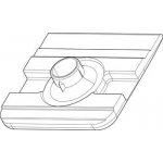 ROTO NT/NX Falcový náběh křídlová část s vůlí 13 mm hloubka 21 mm šedý 350403 – Sleviste.cz