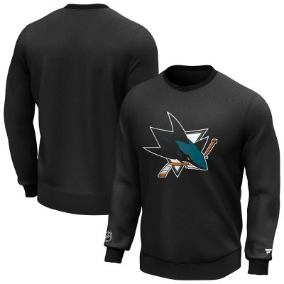 Fanatics Mikina San Jose Sharks Iconic Primary Colour Logo Graphic Crew