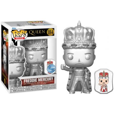 Funko POP! Rocks Freddie Mercury King w pin exclusive special edition – Zboží Mobilmania