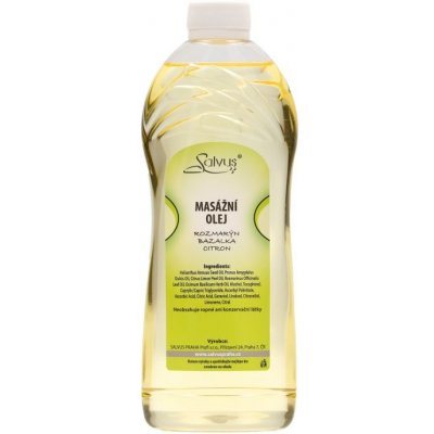 Salvus masážní olej Rozmarýn Bazalka Citron 500 ml