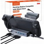 Zenwire Dokovací stanice Steam Deck, ROG ALLY DEX, 6v1 HUB, USB-C, HDMI, 4K Ethernet, HUB62 – Zboží Mobilmania