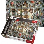 Trefl Michelangelo Strop Sixtinské kaple 6000 dílků – Zboží Dáma